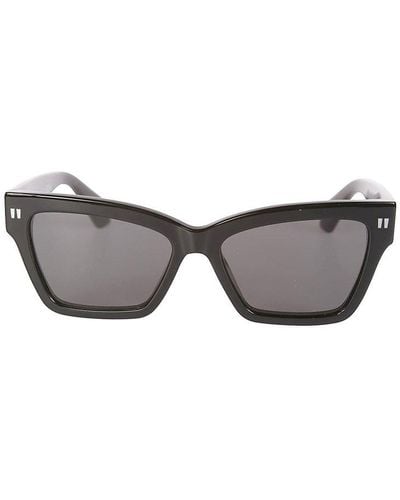 Off-White c/o Virgil Abloh Cincinnati Rectangular Frame Sunglasses - Gray
