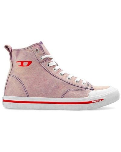 DIESEL S-athos High Top Sneakers - Pink