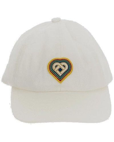 Casablancabrand Logo Patch Baseball Cap - White