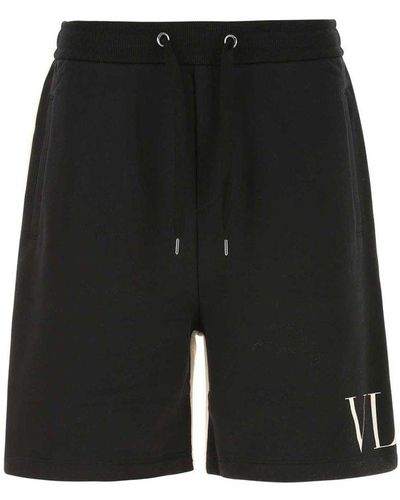 Valentino Vltn Drawstring Track Shorts - Multicolour