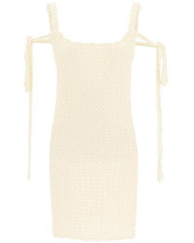 Alanui Desert Summer Mini Dress - White