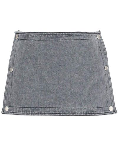 Y. Project Janty Hot Pants With Convertible Panel - Gray