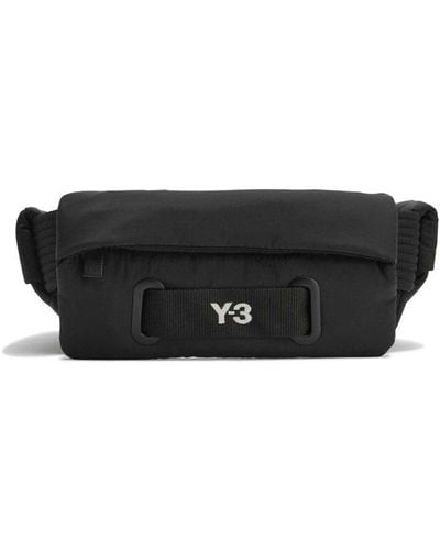 Y-3 Logo Tape Belt Bag - Black
