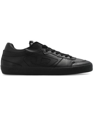 DIESEL S Athene Low-top Leather Trainers - Black
