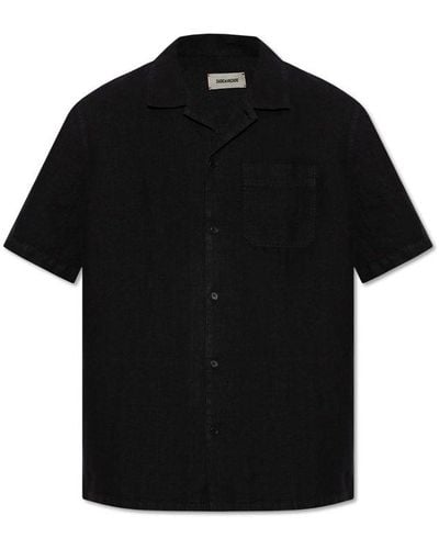 Zadig & Voltaire Sloan Logo Patch Shirt - Black