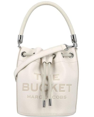 Marc Jacobs 'the Leather Bucket Bag' - White