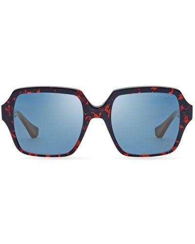 Dita Eyewear Luzpa Hexagon Frame Sunglasses - Black