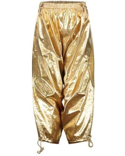 Junya Watanabe Gold Trousers Clothing - Metallic