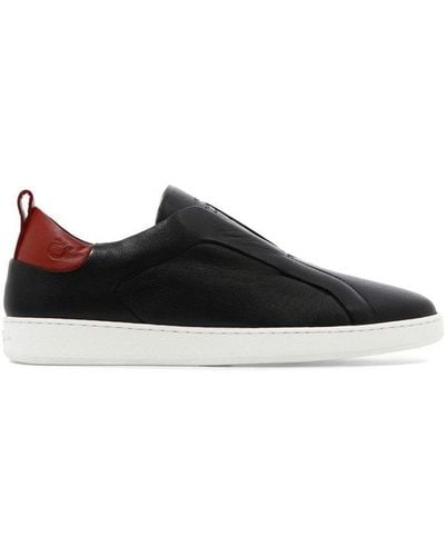 Ferragamo Garda Slip-on Sneakers - Black