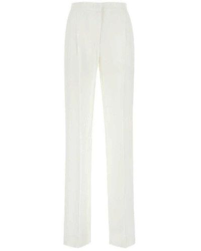 Alberta Ferretti High-waist Pants - White