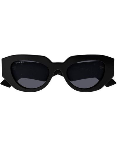 Gucci Generation 51mm Geometric Sunglasses - Black