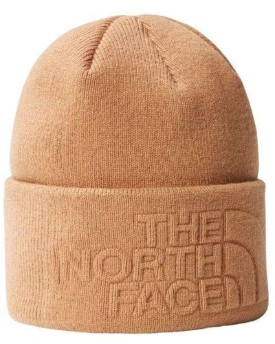 The North Face Urban Logo Embossed Beanie - Brown