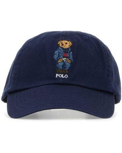 Polo Ralph Lauren Polo Bear Embroidered Baseball Cap - Blue