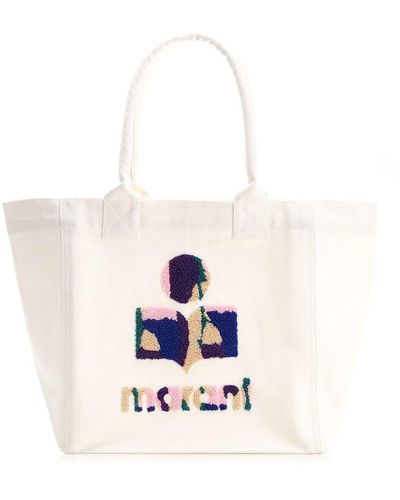 Isabel Marant Yenky Small Shopping Bag - White