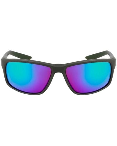 Nike Adrenaline 22 Rectangular Frame Sunglasses - Black