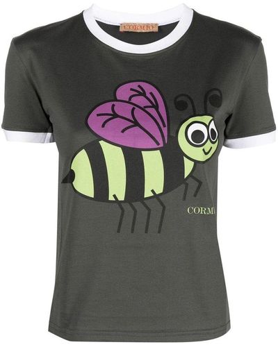 Cormio Busy-as-a-bee Printed T-shirt - Black