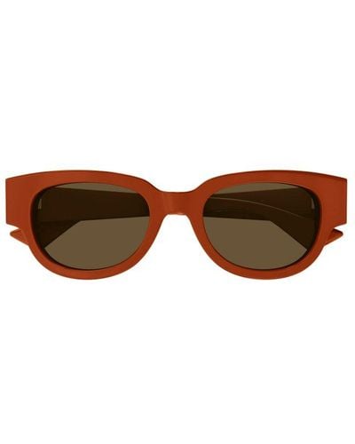 Bottega Veneta Cat Eye Frame Sunglasses - Orange