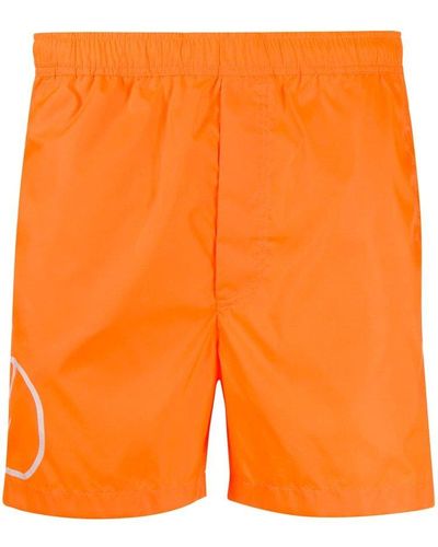 Valentino Vlogo Swim Shorts - Orange