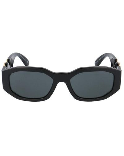 Versace Eyewear Rectangular Frame Sunglasses - Black