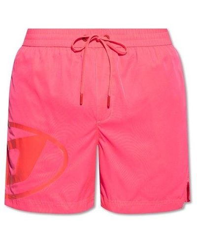 DIESEL ‘Bmbx-Rio’ Swim Shorts - Pink