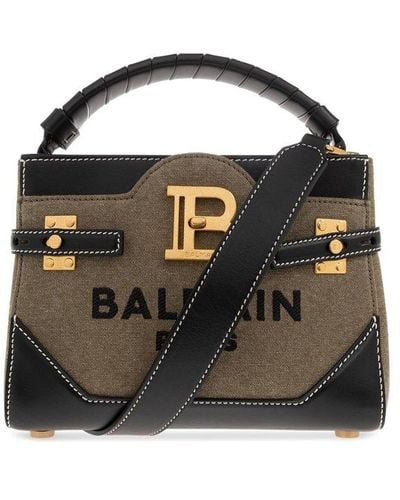 Balmain B-buzz 22 Top Handle Bag - Black