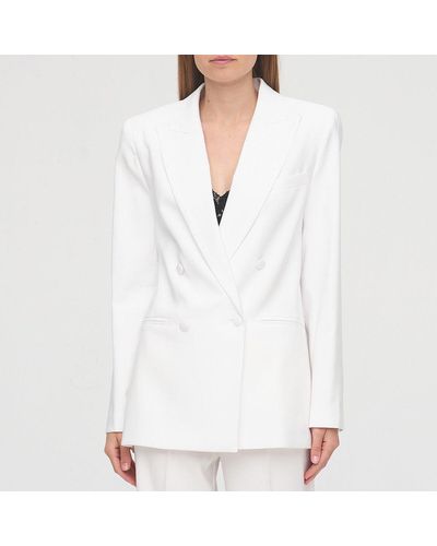 FEDERICA TOSI Double-breasted Jacket - White