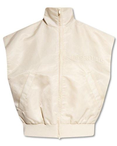 Fear Of God Vest With Logo - White