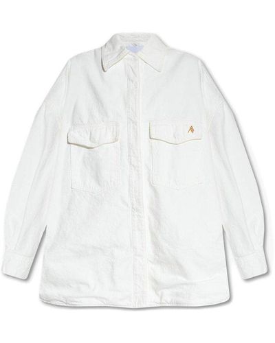 The Attico Shirt Jacket - White