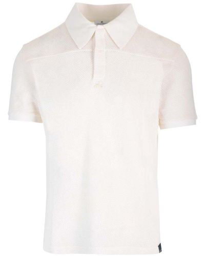 Courreges 'Ac Mesh' Polo Shirt - White