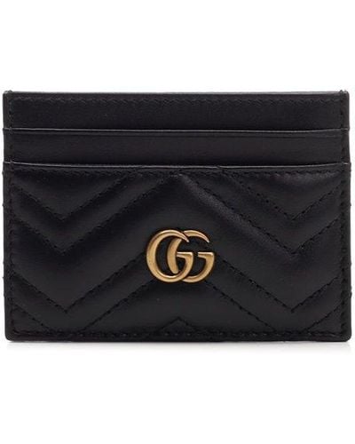 Gucci GG Marmont Card Case - Gray
