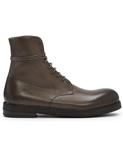 Marsèll Zucca Zeppa Lace-up Ankle Boots - Brown