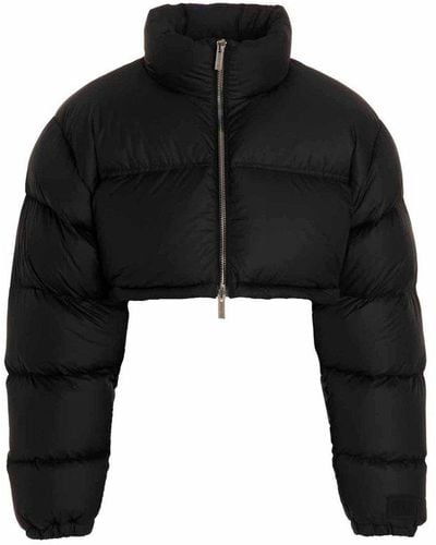 VTMNTS Cropped Puffer Jacket - Black