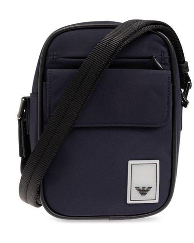 Emporio Armani Travel Essentials Crossbody Bag - Blue