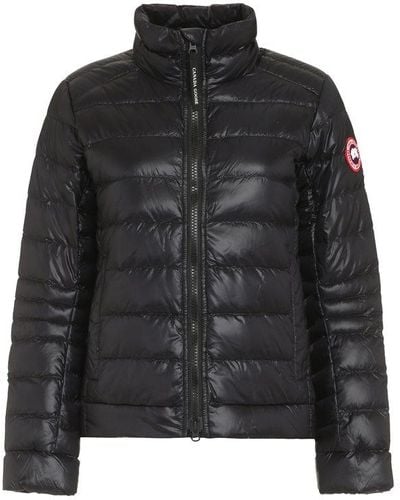 Canada Goose Cypress Hooded Techno Fabric Down Jacket - Black