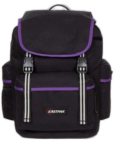 Eastpak Varsity Top Logo Patch Backpack - Black