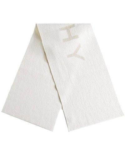 Givenchy Logo Printed Scarf - White