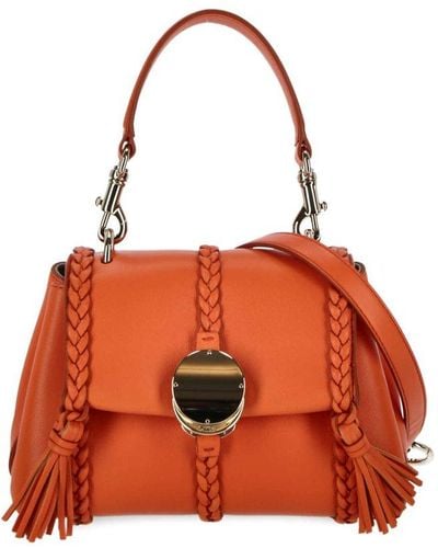 Chloé Penelope Mini Shoulder Bag - Orange