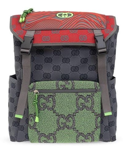 Gucci Backpack With Monogram - Green