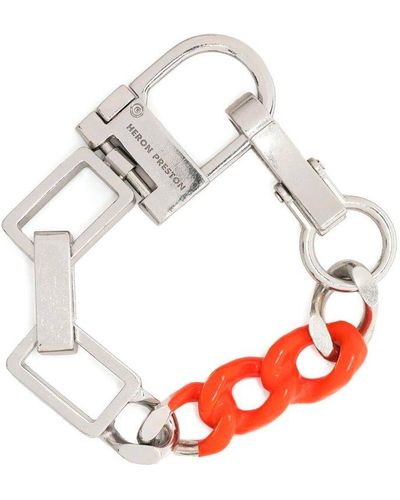 Heron Preston Chain Link Bracelet - White