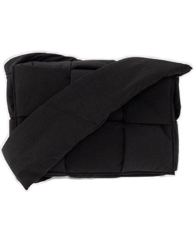 Bottega Veneta Cassette Medium Shoulder Bag - Black