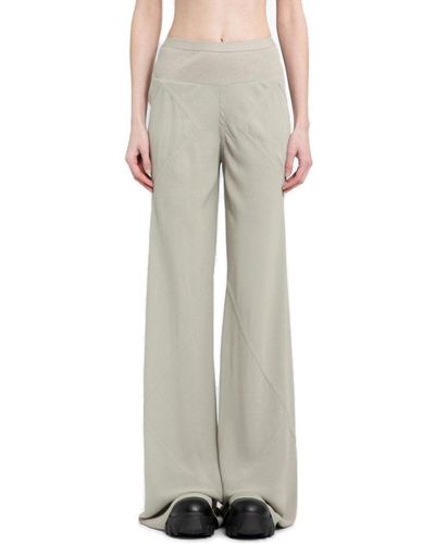 Rick Owens Cocoon Lido Bias Trousers - Natural
