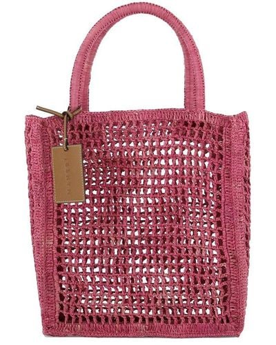Manebí Open Top Tote Bag - Red