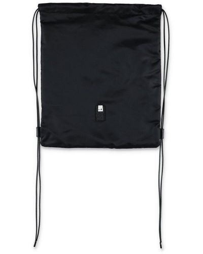 1017 ALYX 9SM Re-nylon Drawstring Backpack - Black