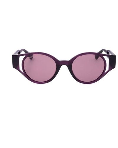 MAX&Co. Round Rrame Sunglasses - Purple