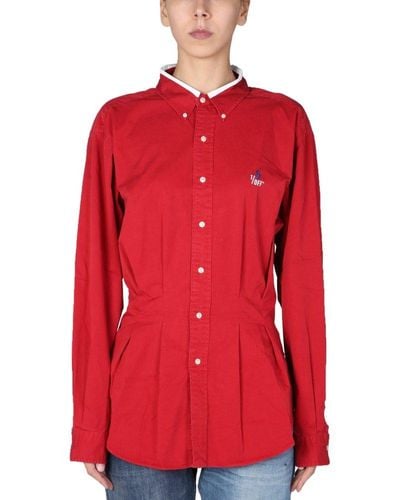 1/OFF Remade Long-sleeved Shirt - Red