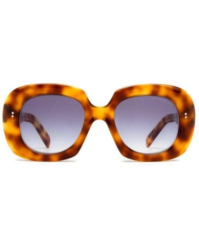 Cutler and Gross Round Frame Sunglasses - Brown
