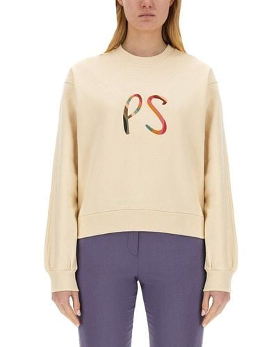 PS by Paul Smith Sweatshirt With Logo - Natural