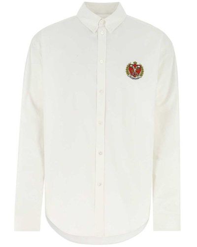 Balenciaga Poplin Shirt - White