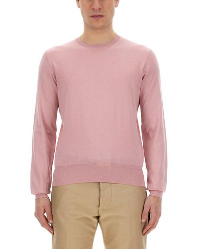 Tom Ford Crewneck Fine-knit Jumper - Pink