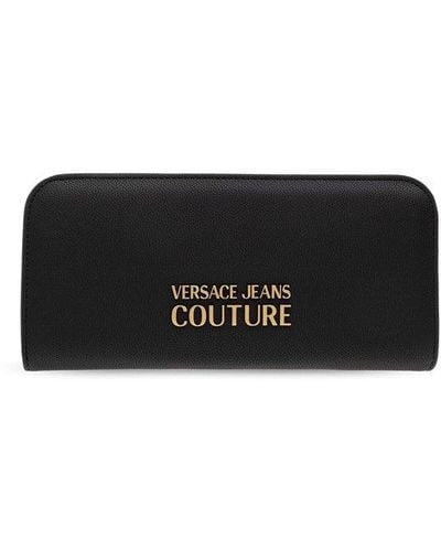 Versace Wallet With Logo - Black